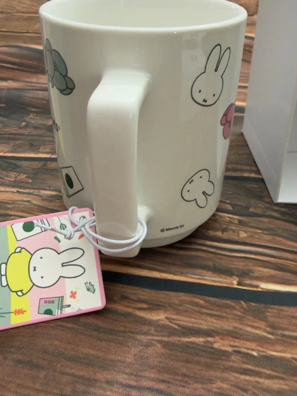 New Starbucks x Miffy 14oz Ceramic Coffee Tea Mug with Lid Limited Edition